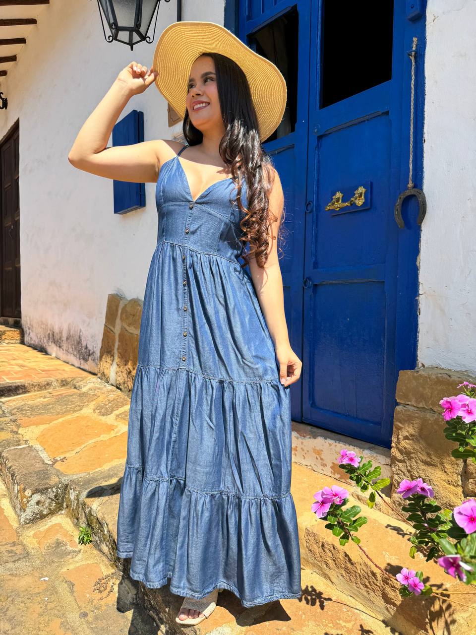 VESTIDO CHAMBRAY ANASTACIA