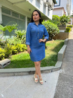 VESTIDO CAMISERO SILVER CHAMBRAY