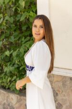 VESTIDO ANASTACIA SOCALO AZUL BLANCO - Imagen 4