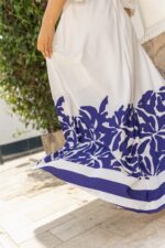 VESTIDO ANASTACIA SOCALO AZUL BLANCO - Imagen 3