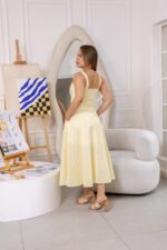 VESTIDO SCARLETT AMARILLO - Imagen 2