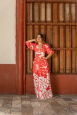 VESTIDO ANASTACIA SOCALO ROJO - Imagen 4