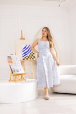 VESTIDO SCARLETTE CELESTE