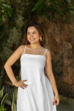 VESTIDO MARIANA BLANCO - Imagen 3
