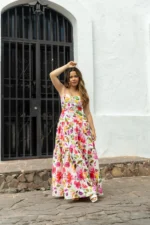 VESTIDO LORETTA FLORES - Imagen 4