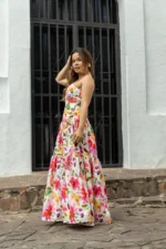 VESTIDO LORETTA FLORES - Imagen 3