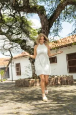 VESTIDO SARAH BLANCO - Imagen 3