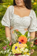 VESTIDO JULIETA PRINT GRIS - Imagen 2