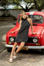 VESTIDO SARAH NEGRO - Imagen 5