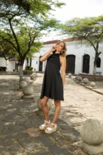 VESTIDO SARAH NEGRO - Imagen 4