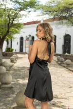 VESTIDO SARAH NEGRO - Imagen 2
