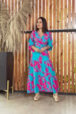 VESTIDO SAMANTA AGUAMARINA