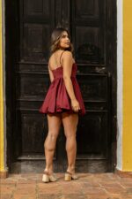 VESTIDO IVANNA VINO - Imagen 3