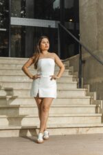 ENTERIZO FALDA SHORT VALENTINA BLANCO