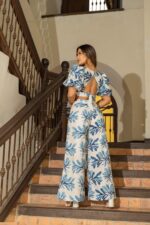 SET FABIANA LINO ESTAMPADO AZUL - Imagen 2