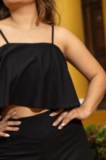 SET ELEONORA LINO NEGRO - Imagen 2