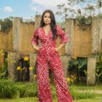 ENTERIZO OLIVIA VINO TINTO ABSTRACTO