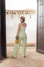 ENTERIZO JUANA LINO VERDE CLARO - Imagen 3