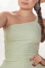 ENTERIZO JUANA LINO VERDE CLARO - Imagen 2