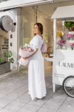 VESTIDO ORQUIDEA BLANCO - Imagen 2