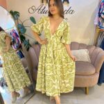 VESTIDO GABRIELLE ESTAMPADO VERDE