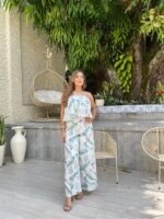 SET ELEONORA BLANCO HOJAS