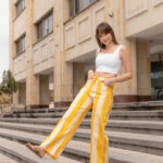 PANTALON DENIM MACARENA RAYAS AMARILLAS